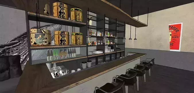 Asian style hotel and Chinese restaurant