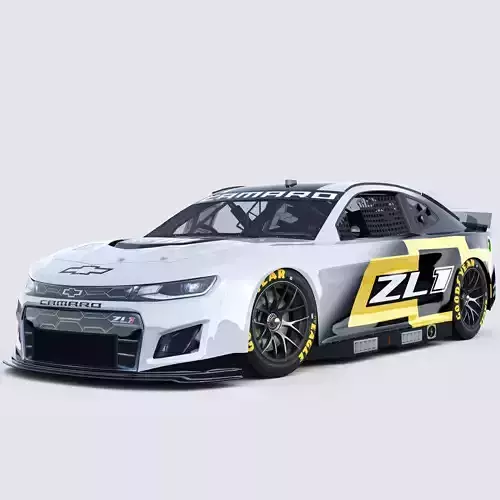 Chevrolet Camaro Nascar NextGen 2022 Template 3D model