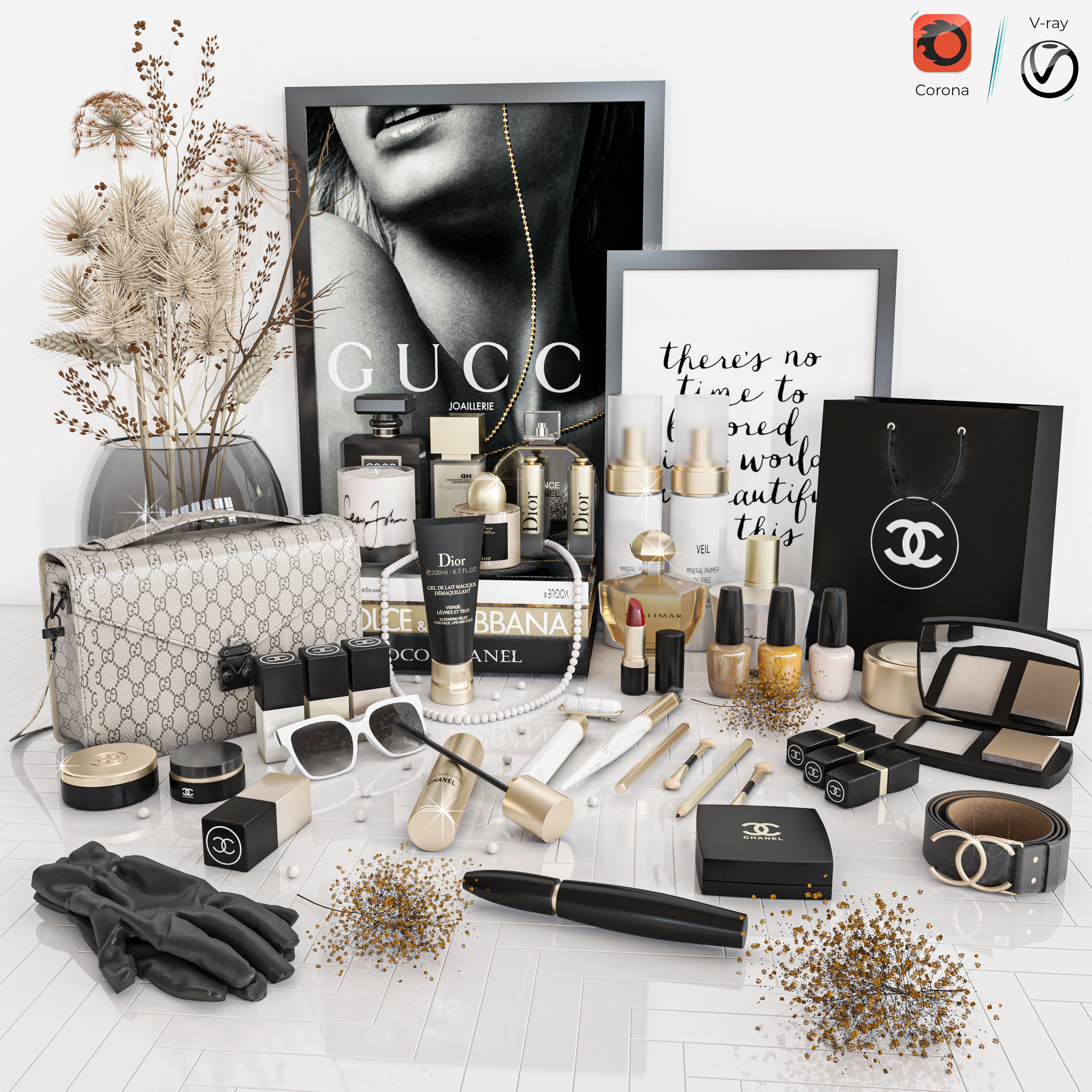 decorative set 36 3D model_1