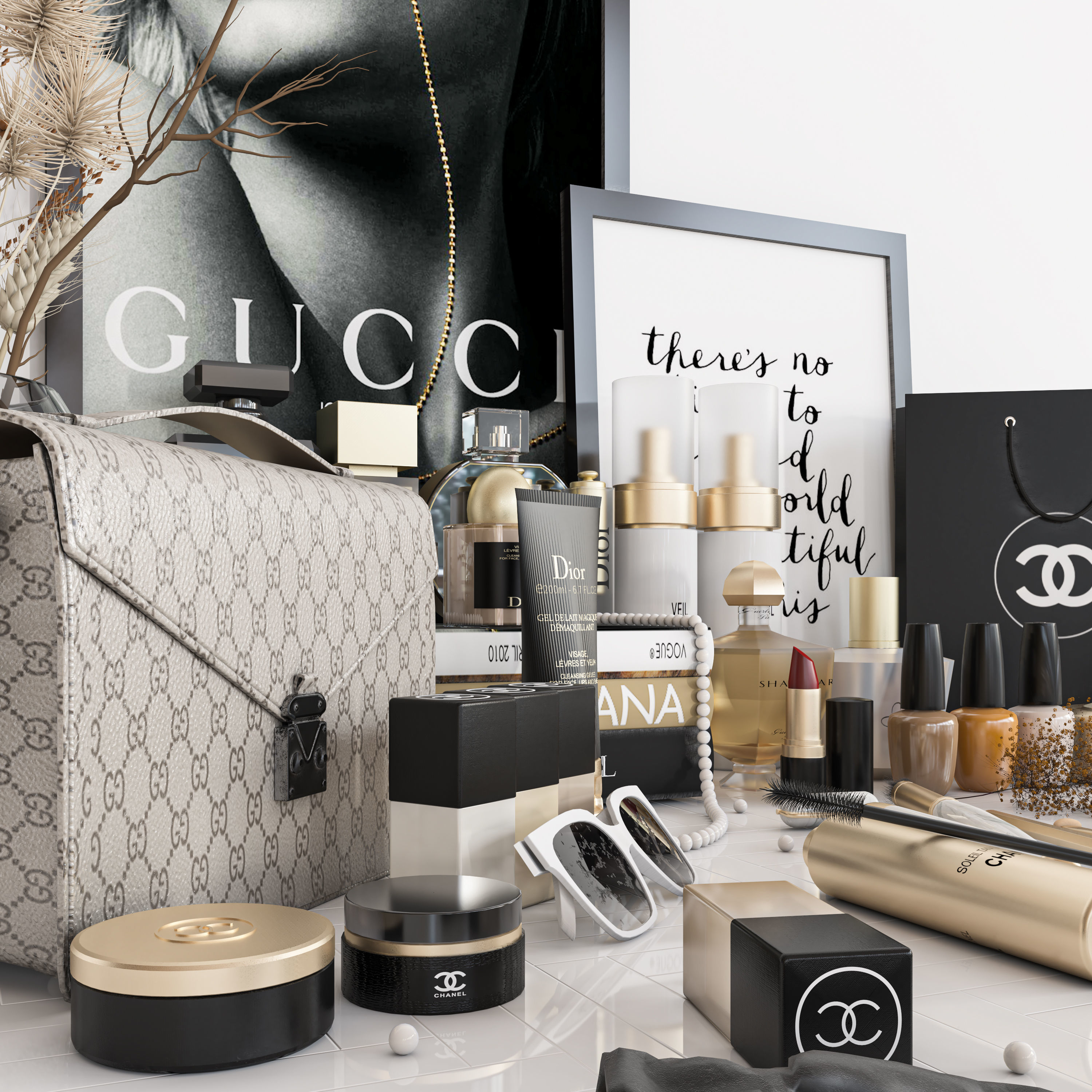 decorative set 36 3D model_5