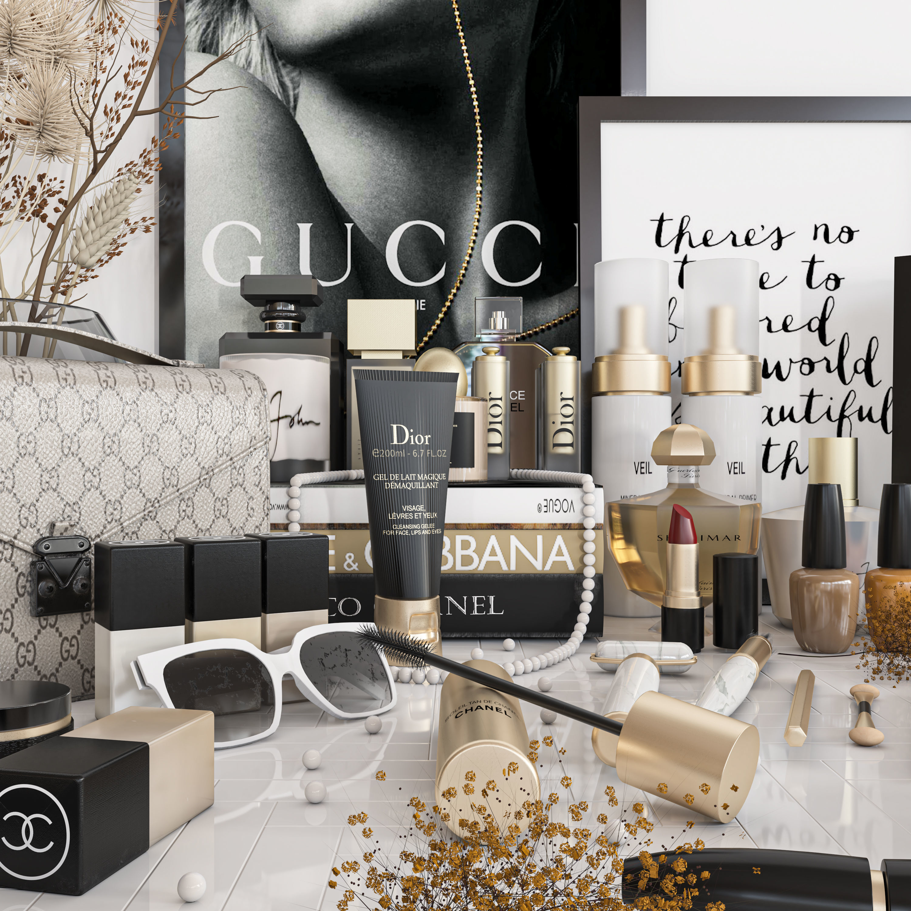 decorative set 36 3D model_4