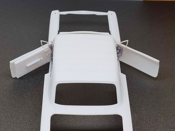 3d printable Impala SS Hardtop 1962 door frame kit 3D print model 5