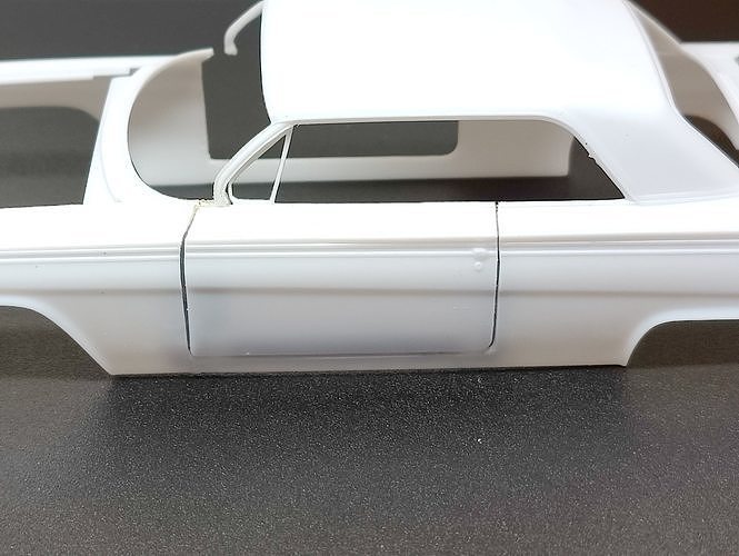 3d printable Impala SS Hardtop 1962 door frame kit 3D print model 3