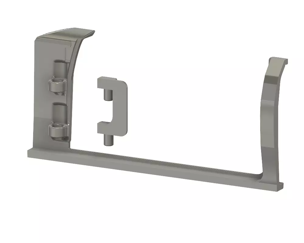 3d printable Impala SS Hardtop 1962 door frame kit 3D print model_0