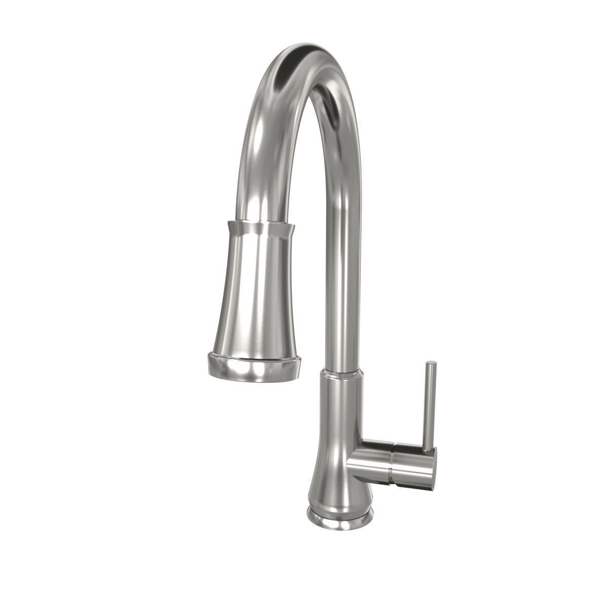 Pfirst Series 1-Handle Pull-Down Kitchen Faucet 3D model_4