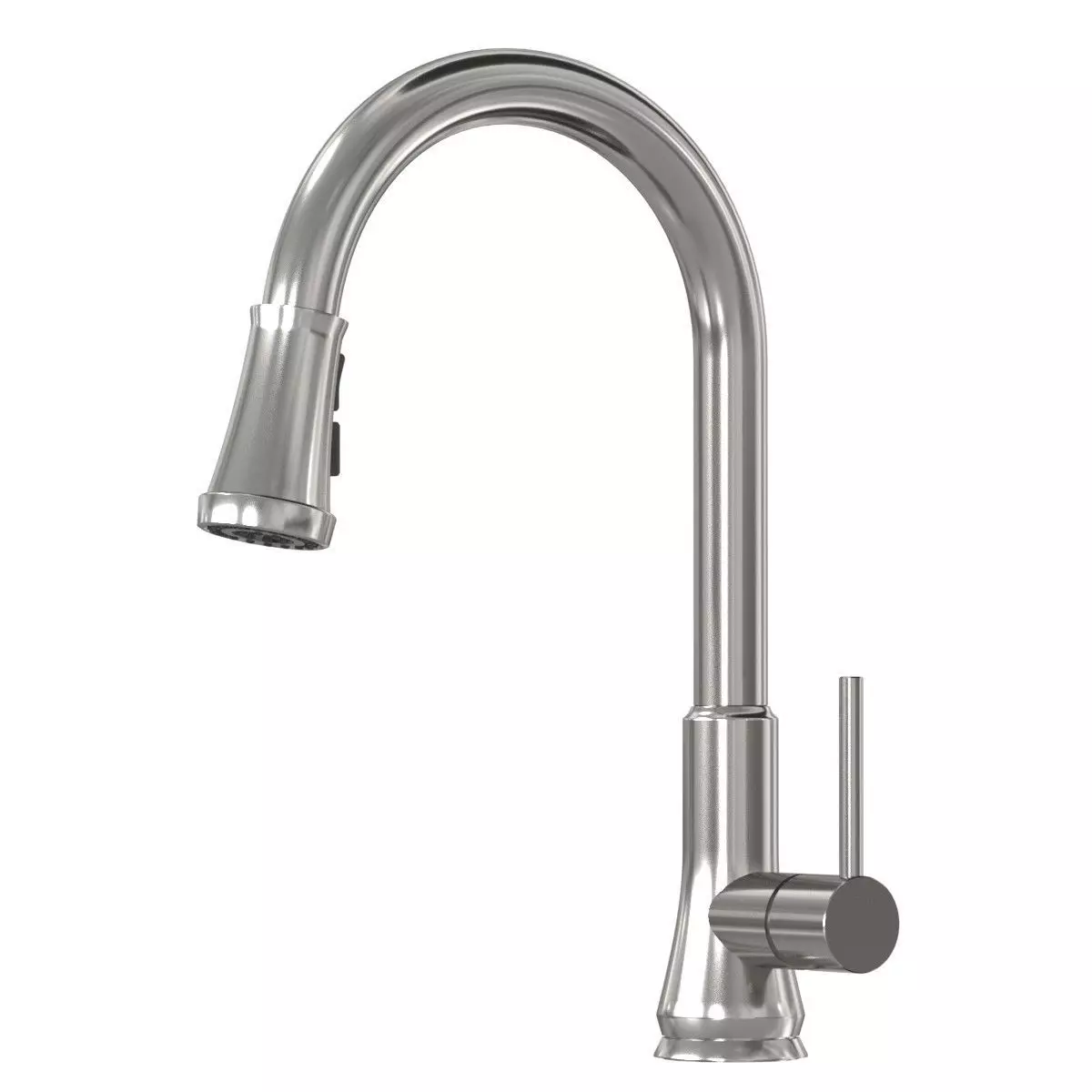 Pfirst Series 1-Handle Pull-Down Kitchen Faucet 3D model_0