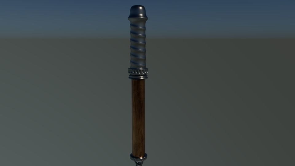 Dynamic Flail weapon 3D model_3