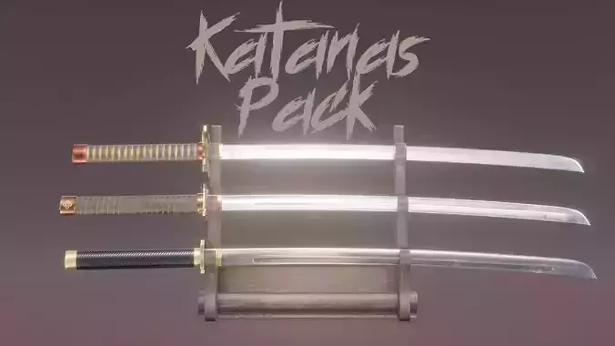 Katanas and Sayas Pack 4K