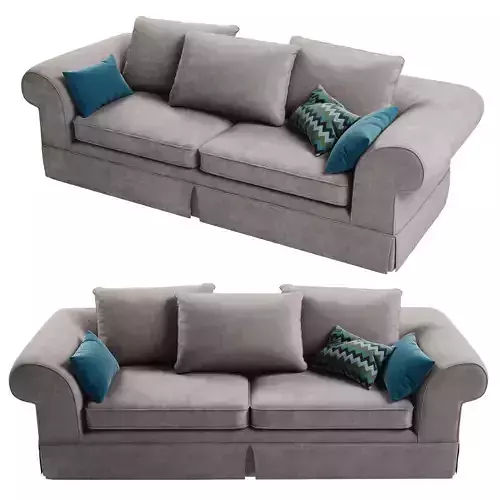 Scandinavian Beige Two Seater Sofa By Lifestyle4 living