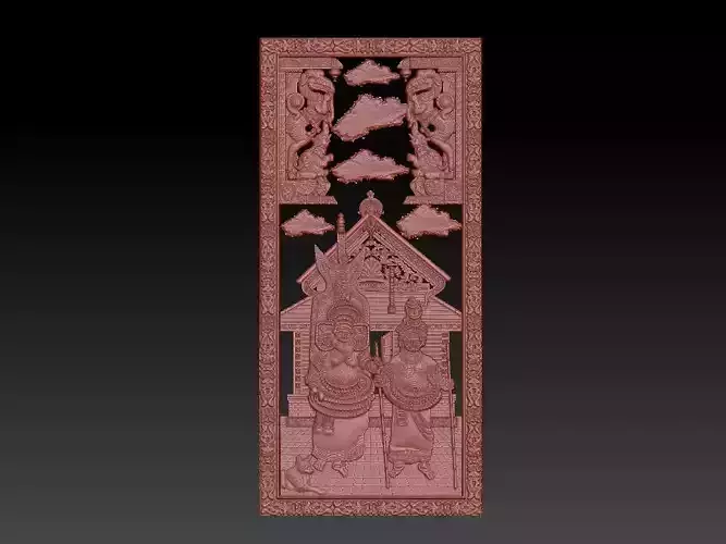 KERALA  STYLE MAIN DOOR 