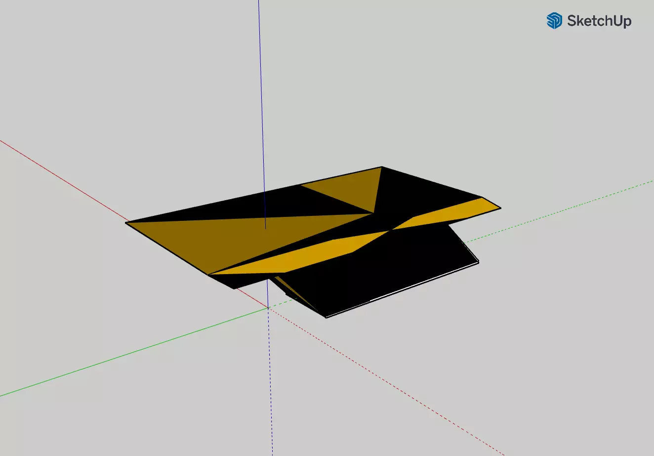 stylish modern table from the designer 3D print model