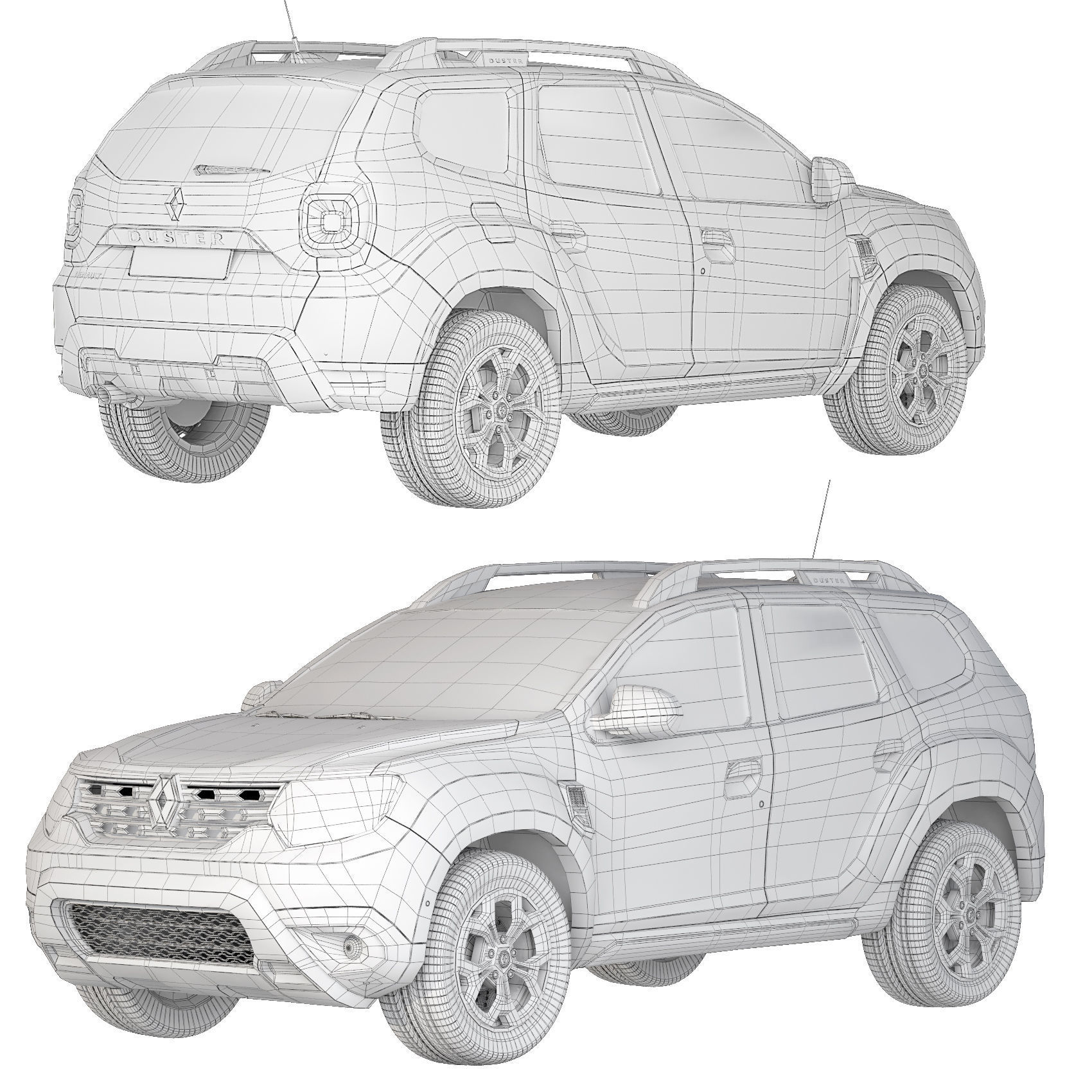 Renault Duster 2018 3D model_14