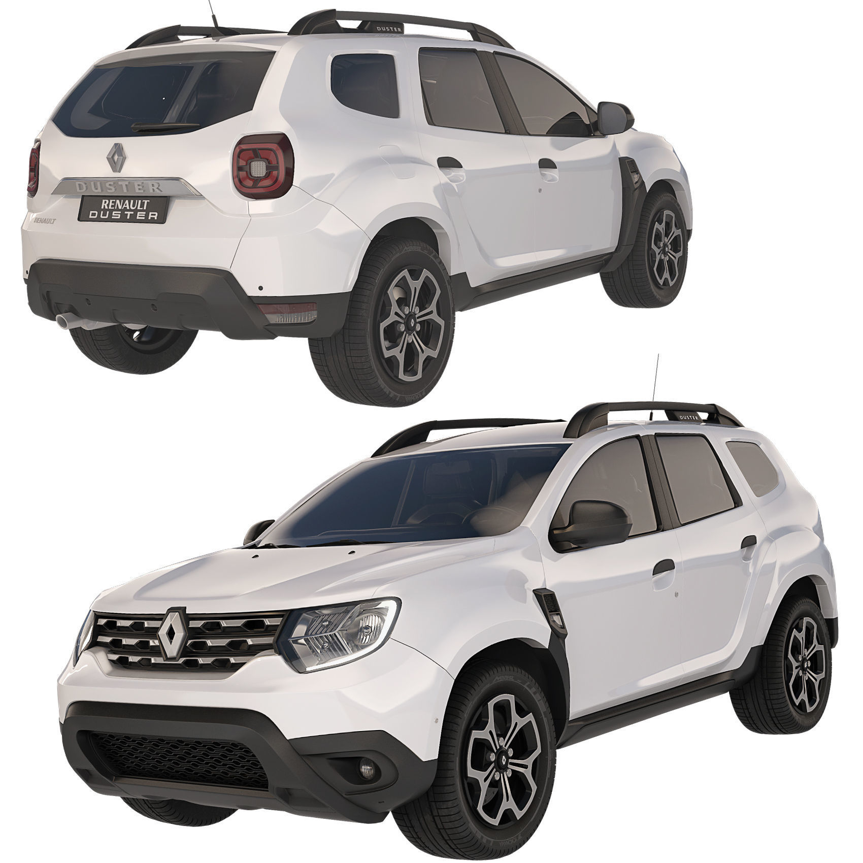 Renault Duster 2018 3D model_12