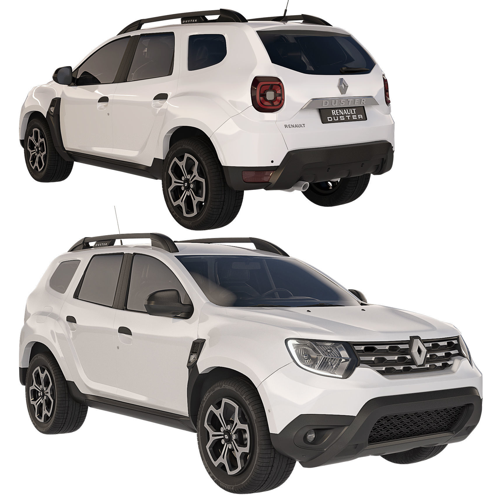 Renault Duster 2018 3D model_13