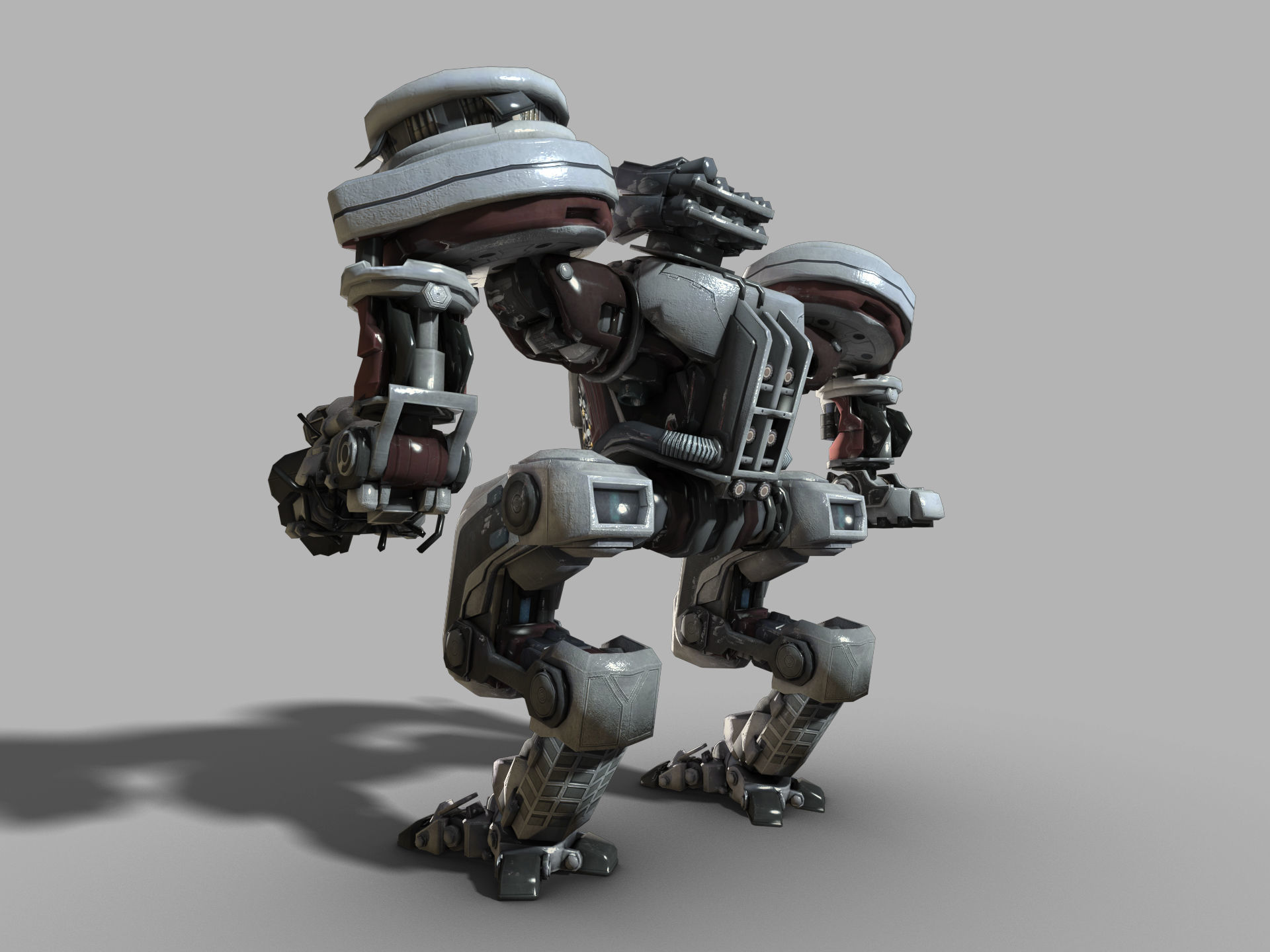 Robot science robot robot model in the future 3D model_3