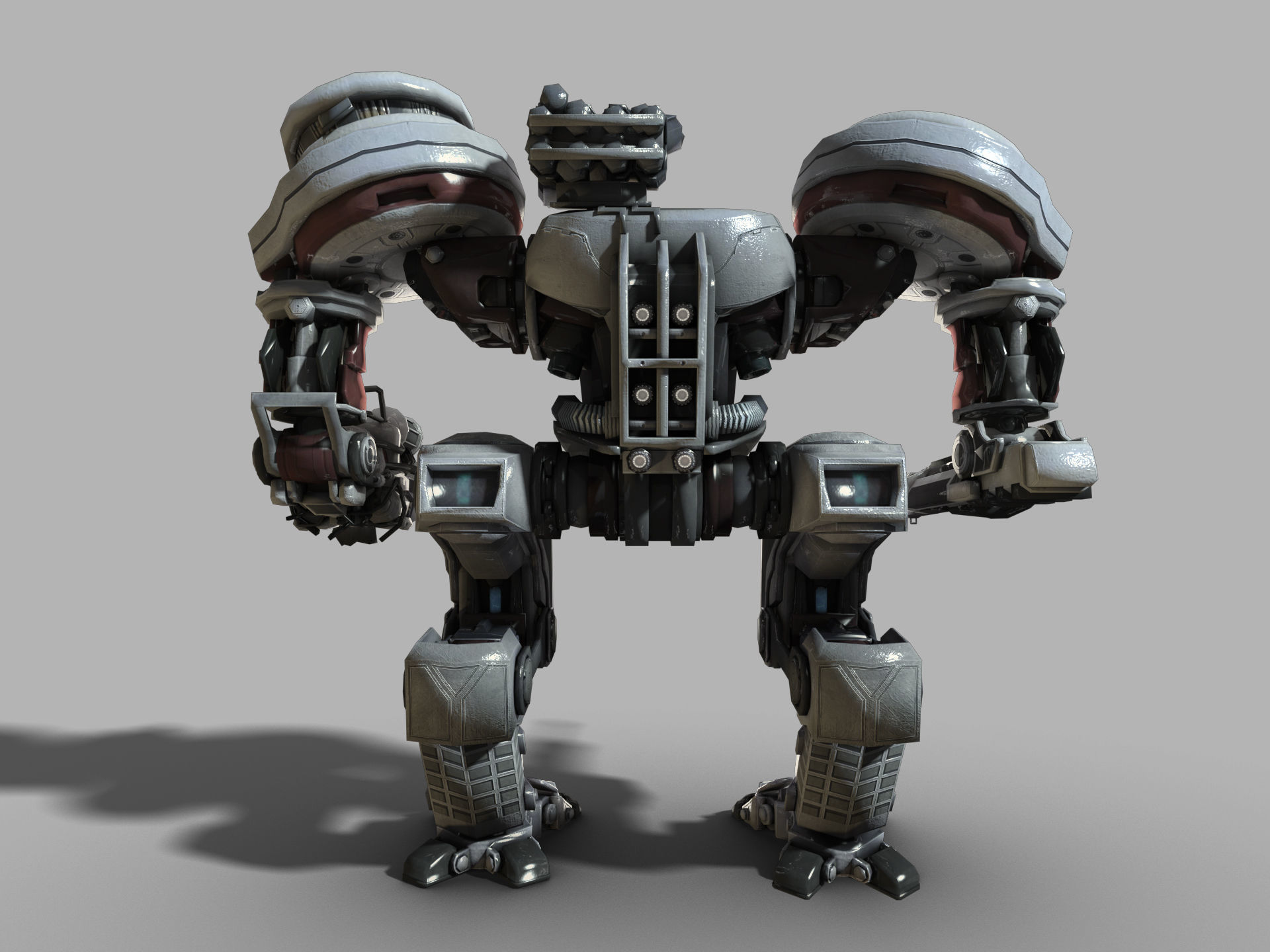 Robot science robot robot model in the future 3D model_4
