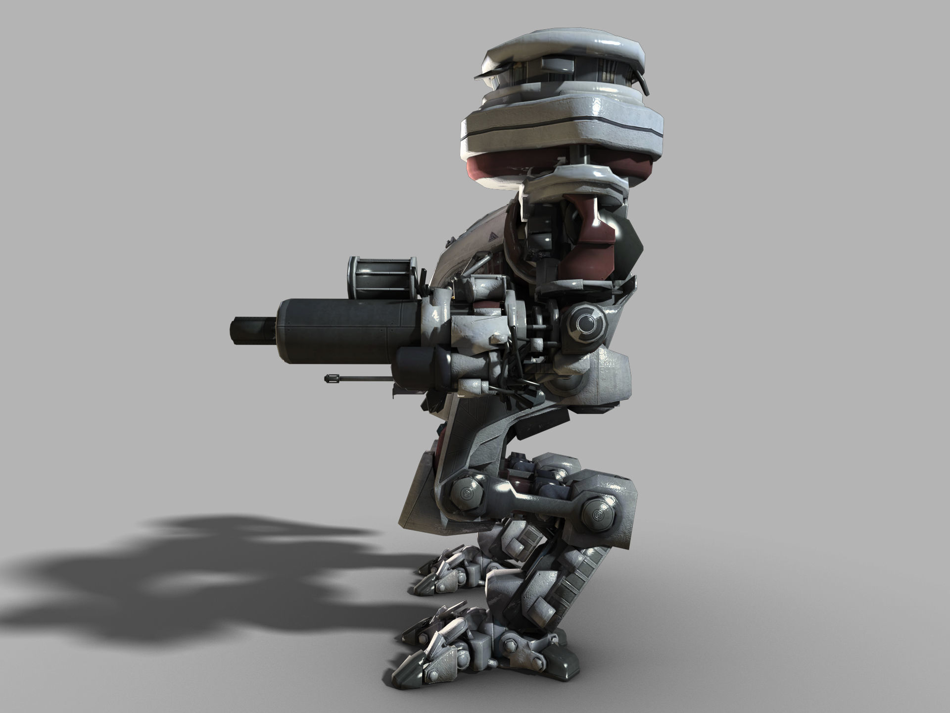Robot science robot robot model in the future 3D model_2
