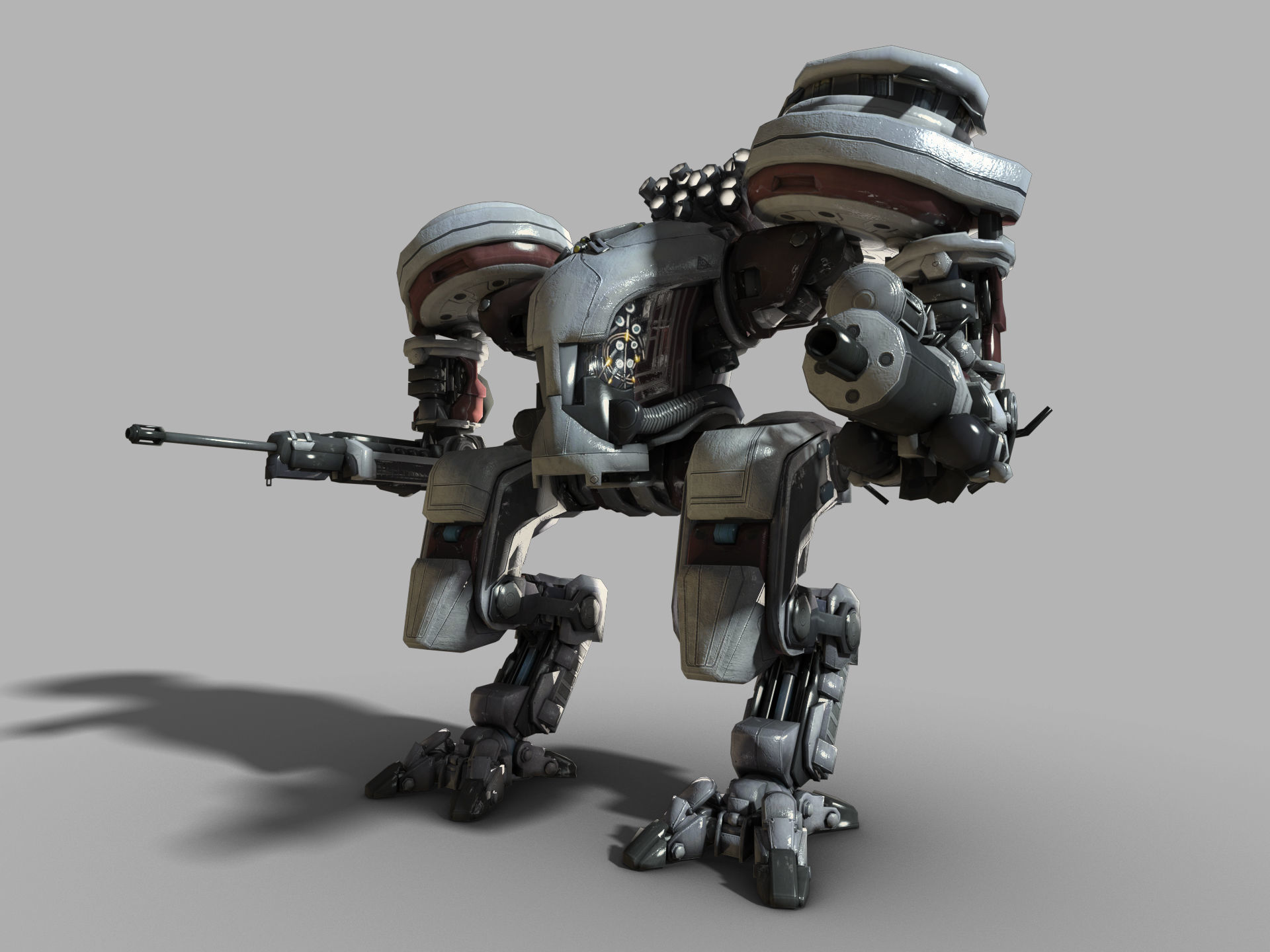 Robot science robot robot model in the future 3D model_1