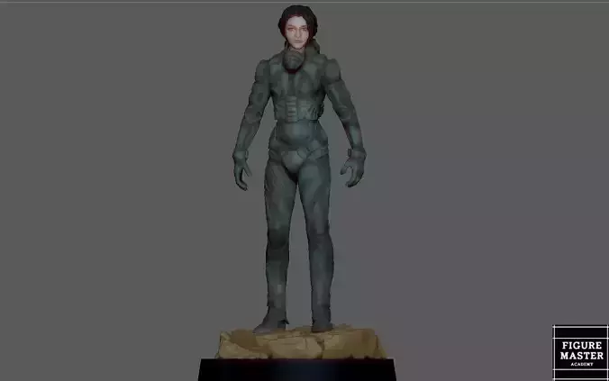 CHANI DUNE MOVIE ZENDAYA CHARACTER 3d print MODEL 3D print model