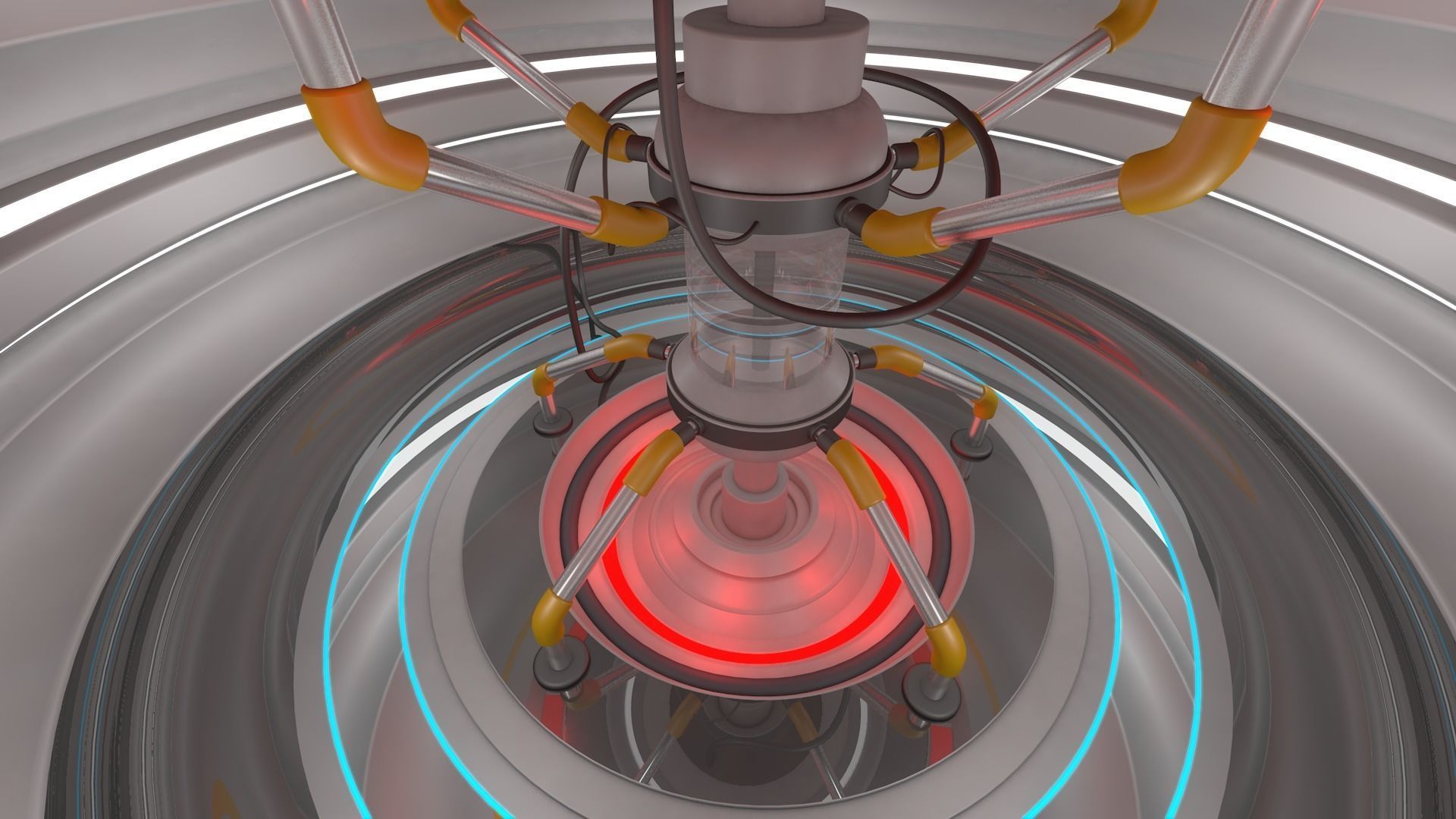 Sci Fi Room 3D model_4