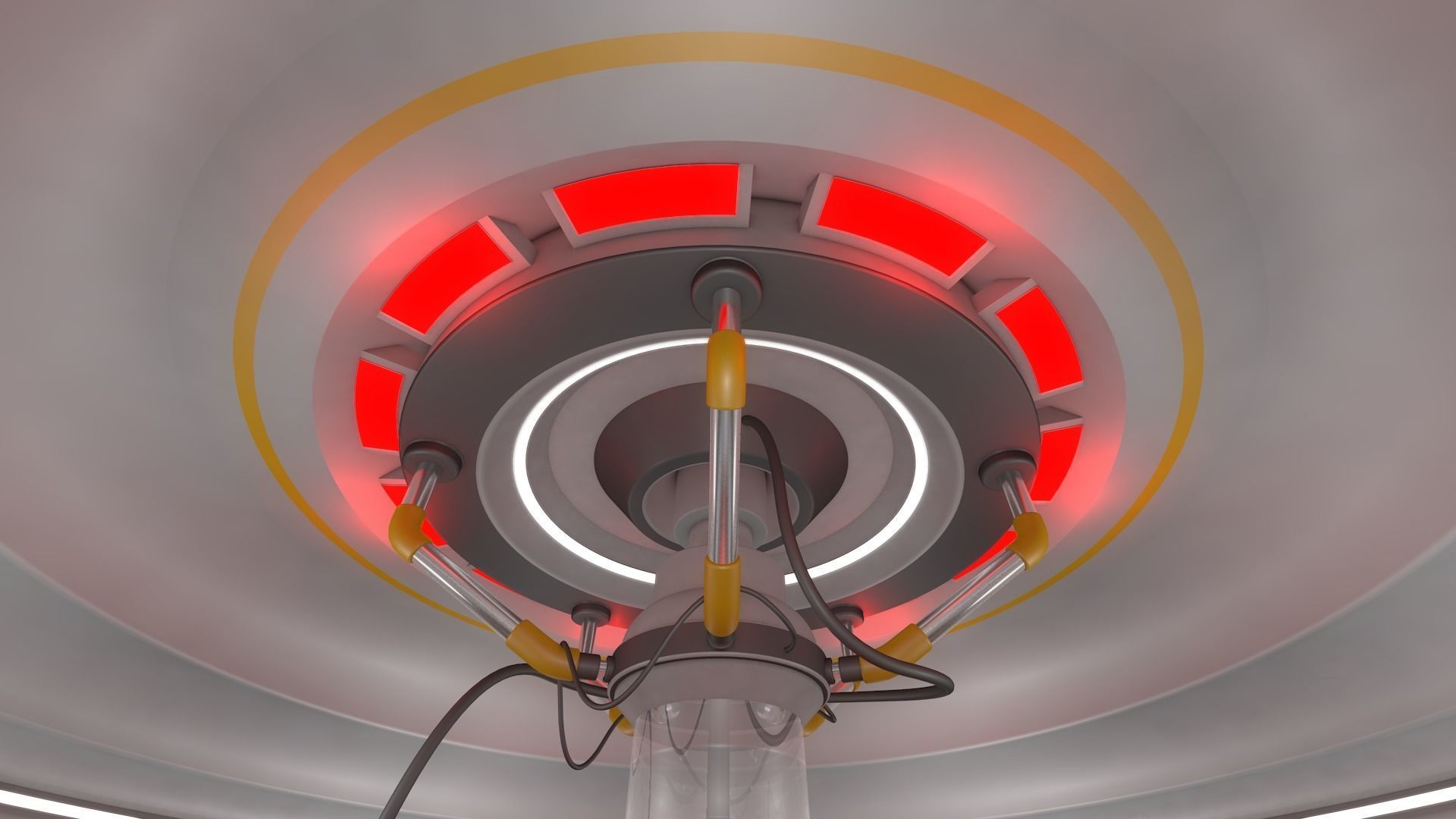 Sci Fi Room 3D model_6