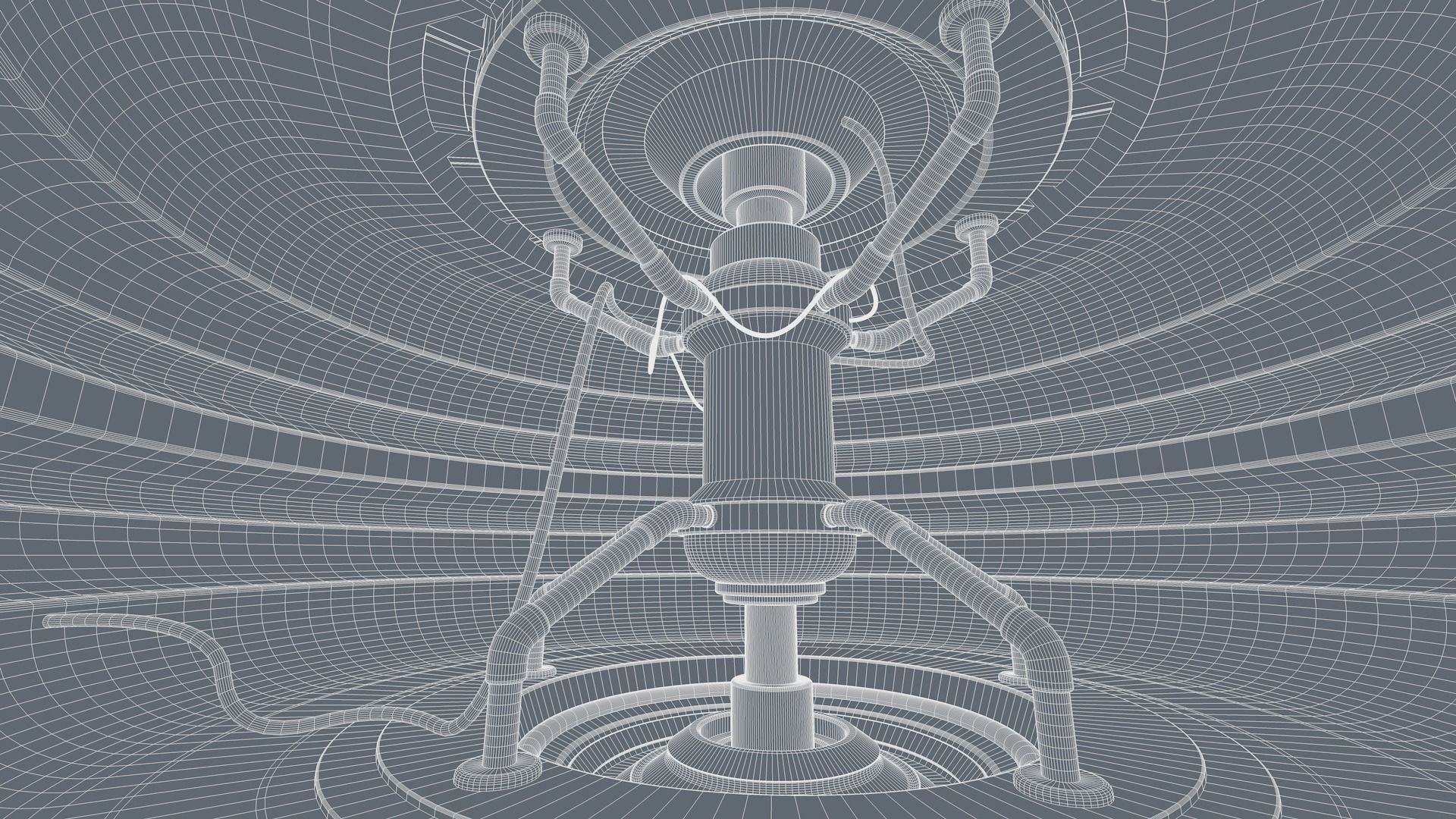 Sci Fi Room 3D model_9