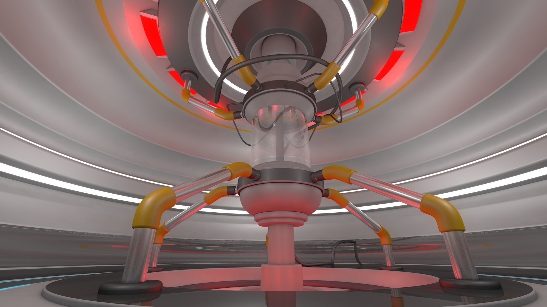 Sci Fi Room 3D model_3