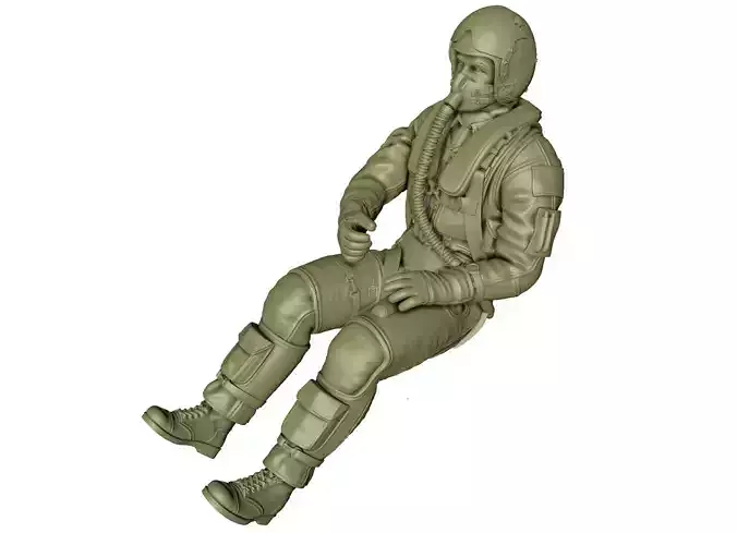 Generic Jet Pilot 3D print model