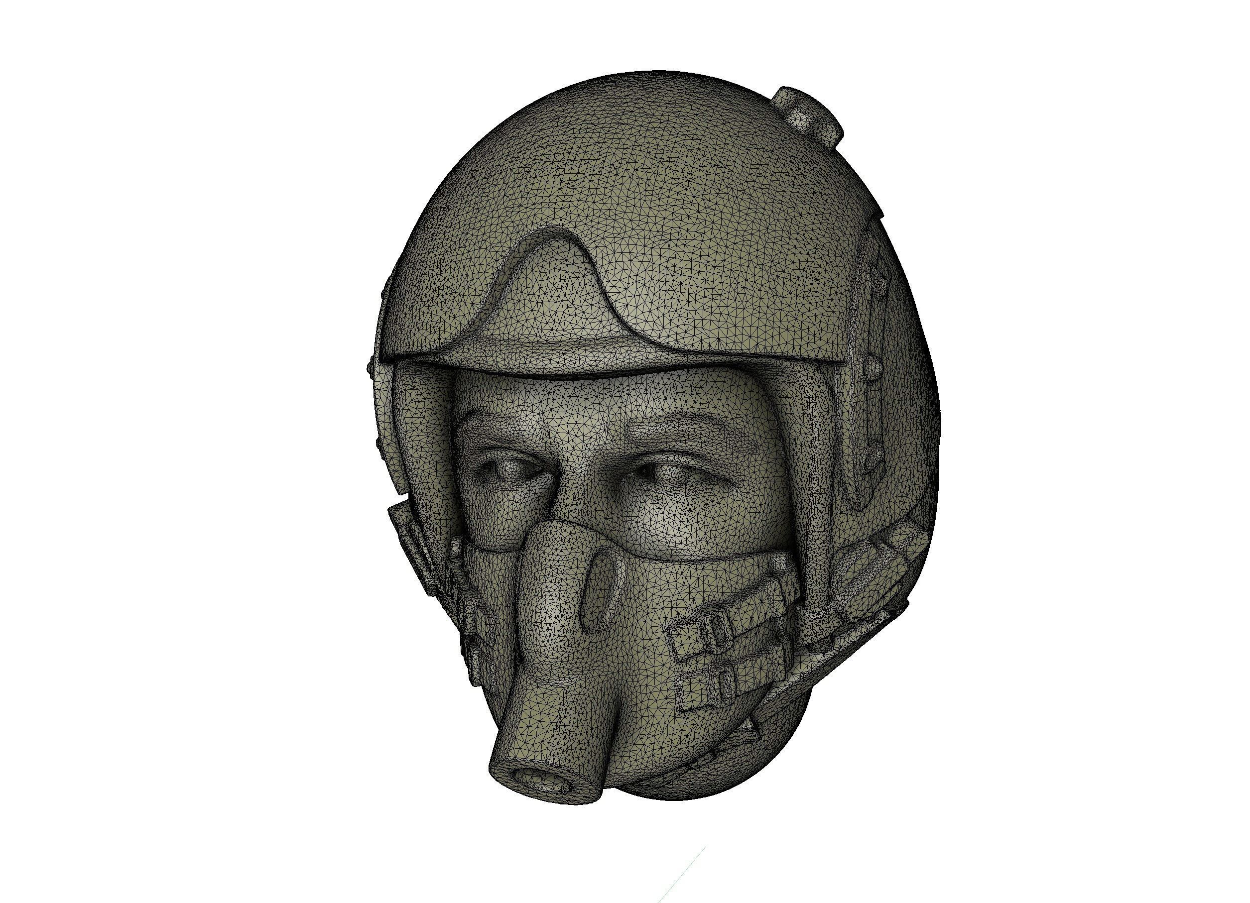 Generic Jet Pilot 3D print model_5