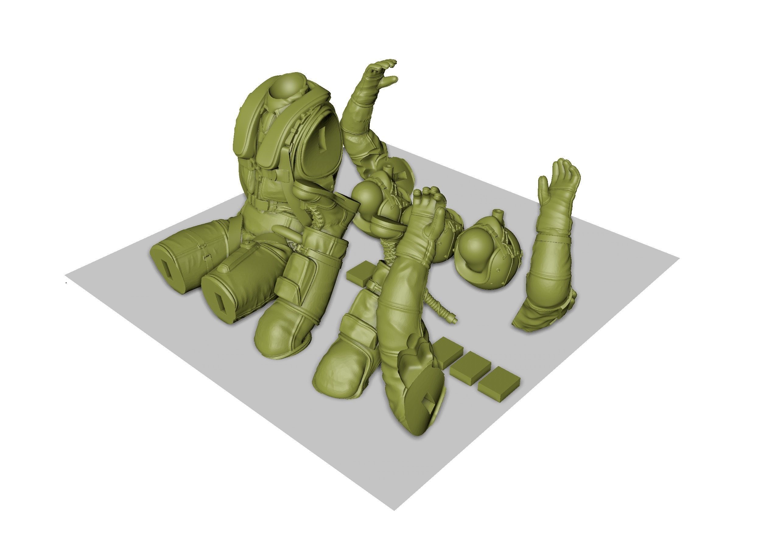 Generic Jet Pilot 3D print model_6