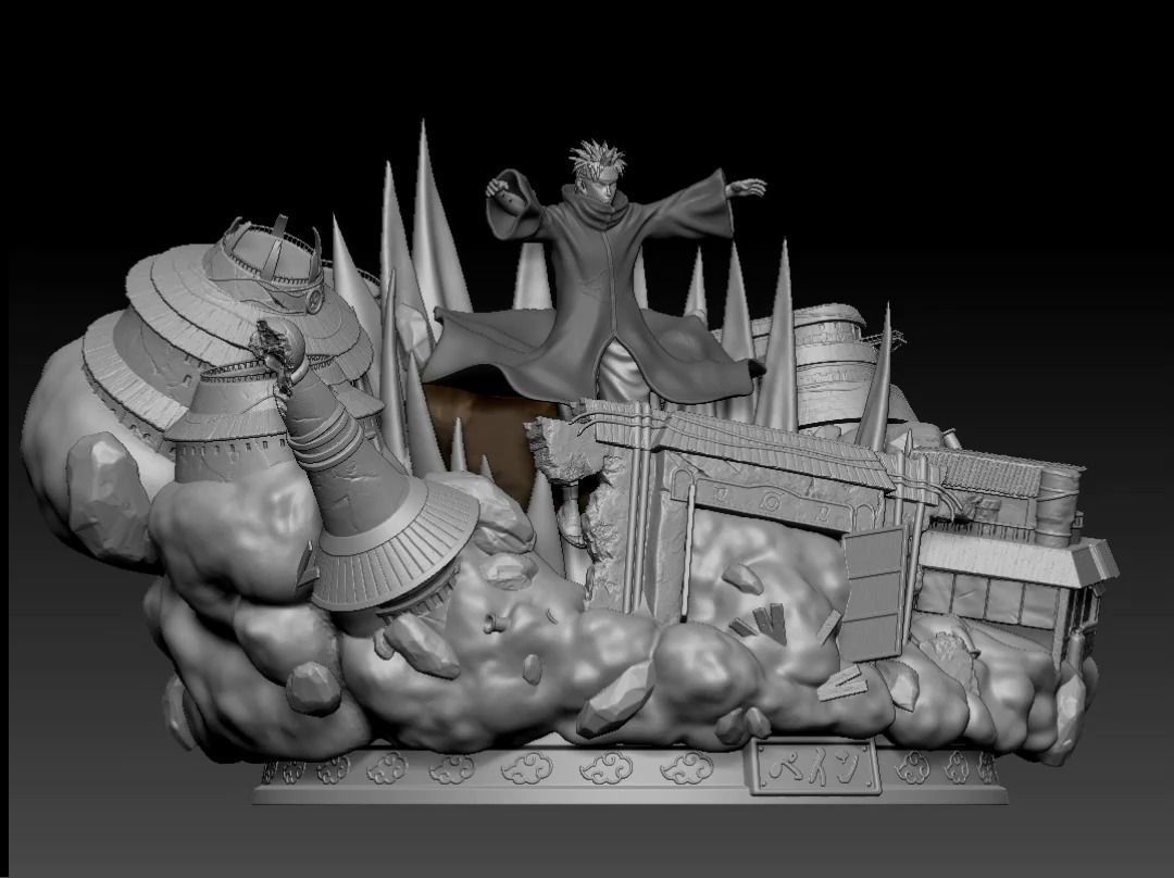 Pain 3D Printing Figurine 3D print model_7