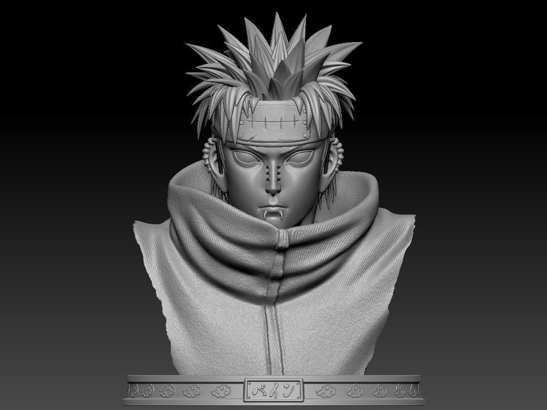 Pain 3D Printing Figurine 3D print model_5