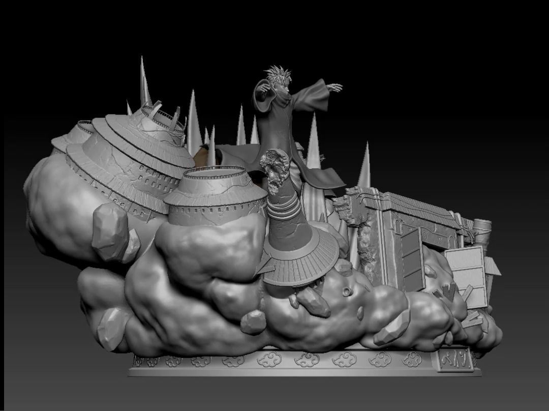 Pain 3D Printing Figurine 3D print model_8