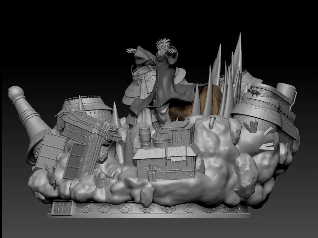 Pain 3D Printing Figurine 3D print model_16