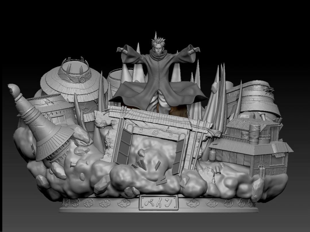 Pain 3D Printing Figurine 3D print model_6