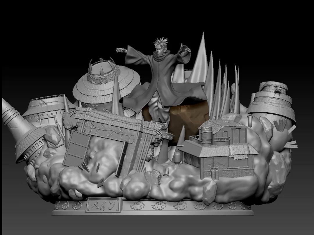 Pain 3D Printing Figurine 3D print model_17