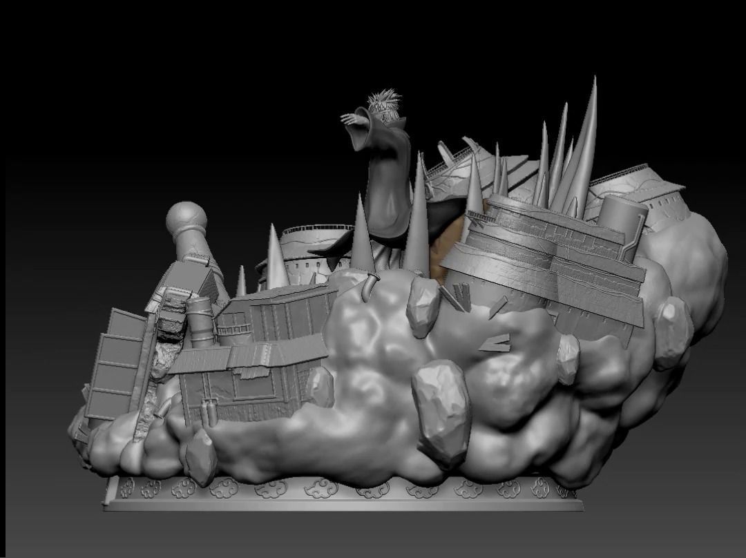 Pain 3D Printing Figurine 3D print model_15