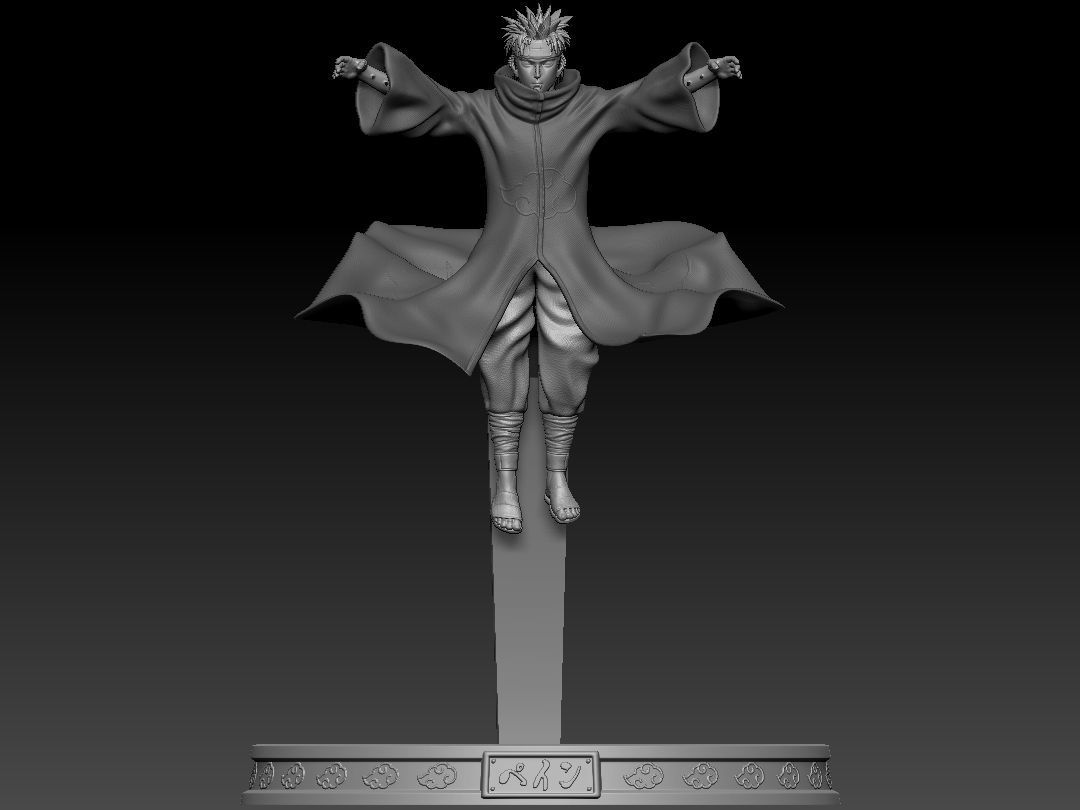 Pain 3D Printing Figurine 3D print model_4