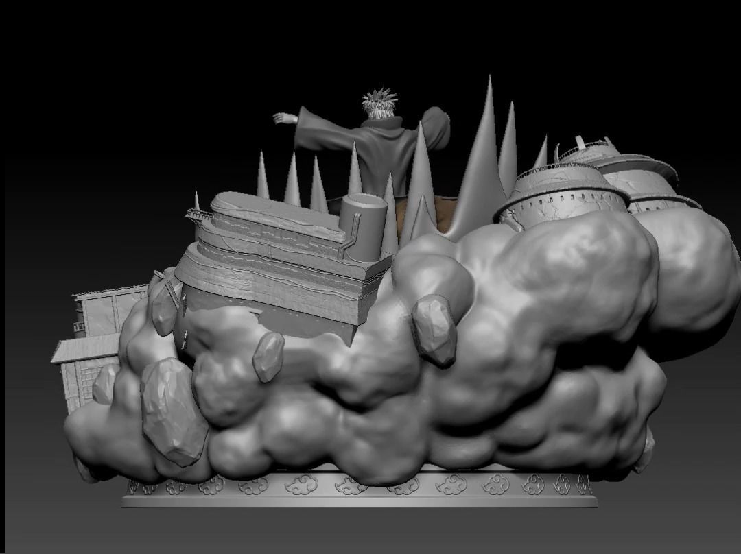 Pain 3D Printing Figurine 3D print model_13