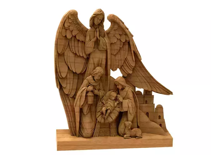 3D model STL Jesus statue