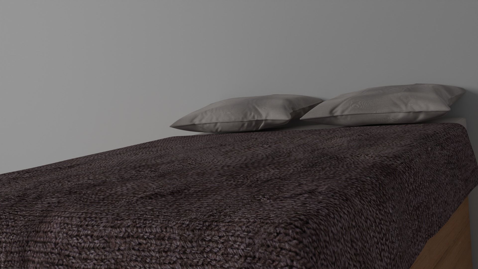 Complete bed set 3D model_1