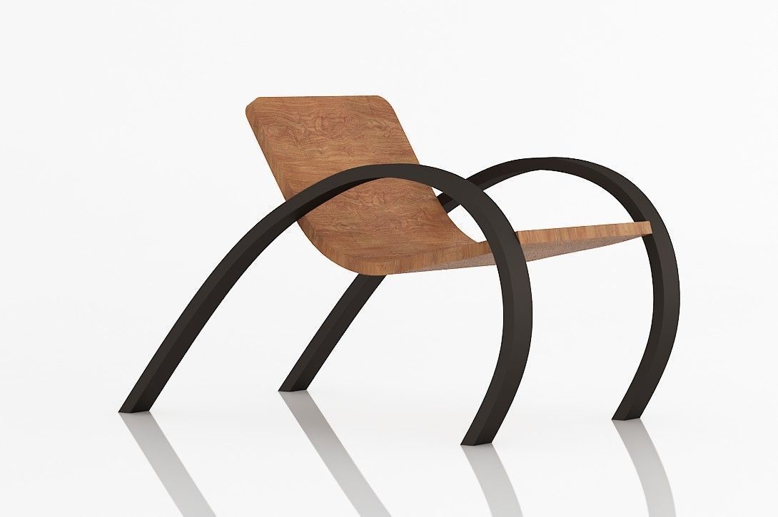 CHAIR-1003 chair designed 3D model_2