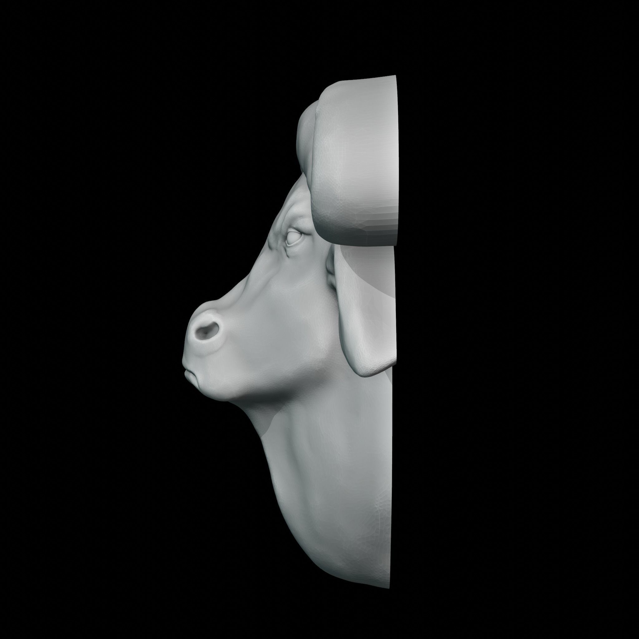 Buffalo decor 3D print model_3