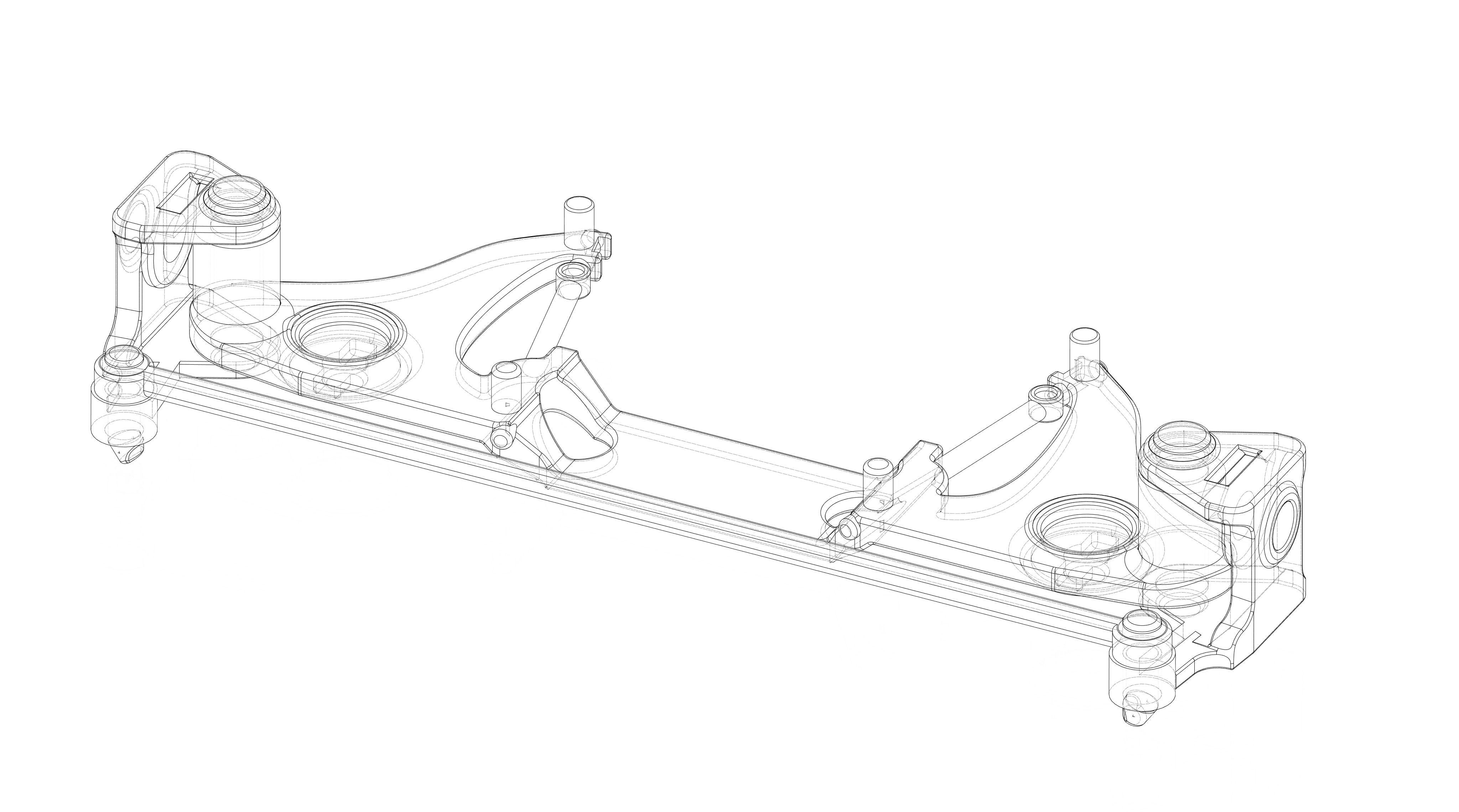 3d printable suspension and steering for 62 Impala SS Hardtop 3D print model_4