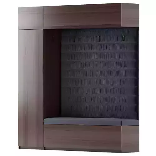 Hallway 7 storage unit with bench and coat hooks