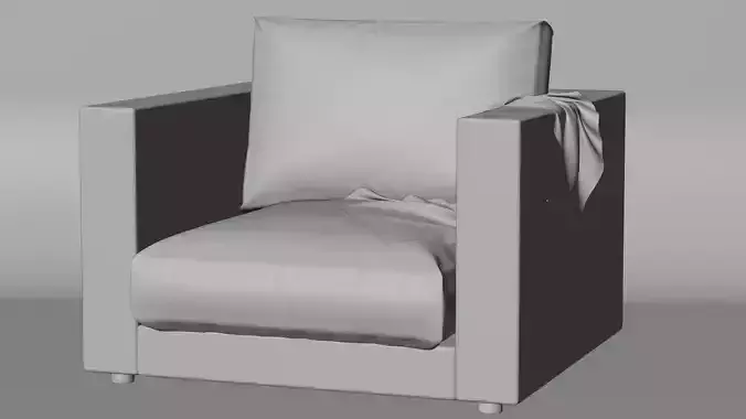 Couch chair with pillow
