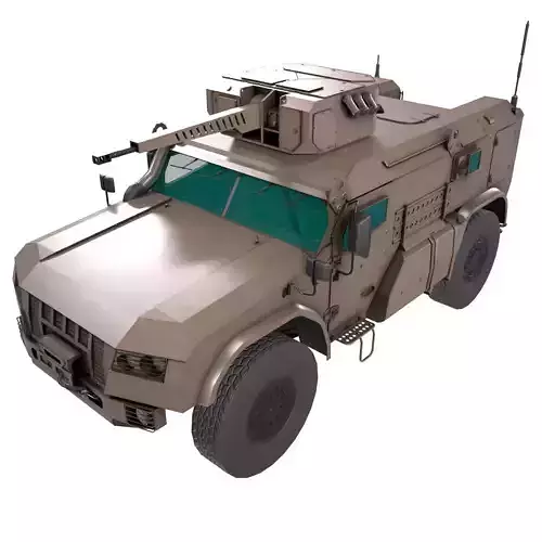 Typhoon VDV K-4386 Desert Low-poly 3D model