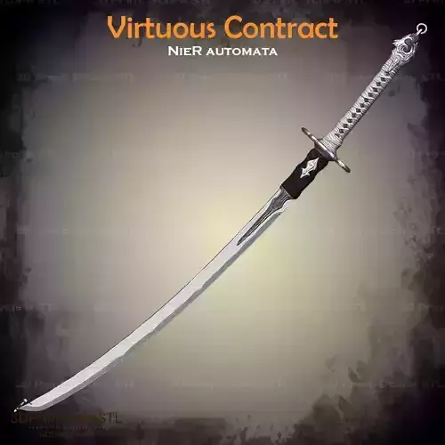 Virtuous Contract Sword From Nier Reincarnationr - Fan Art 3D print model