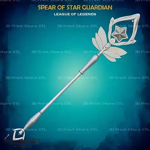 Janna Spear of Star Guardian Cosplay League of Legends 3D print model