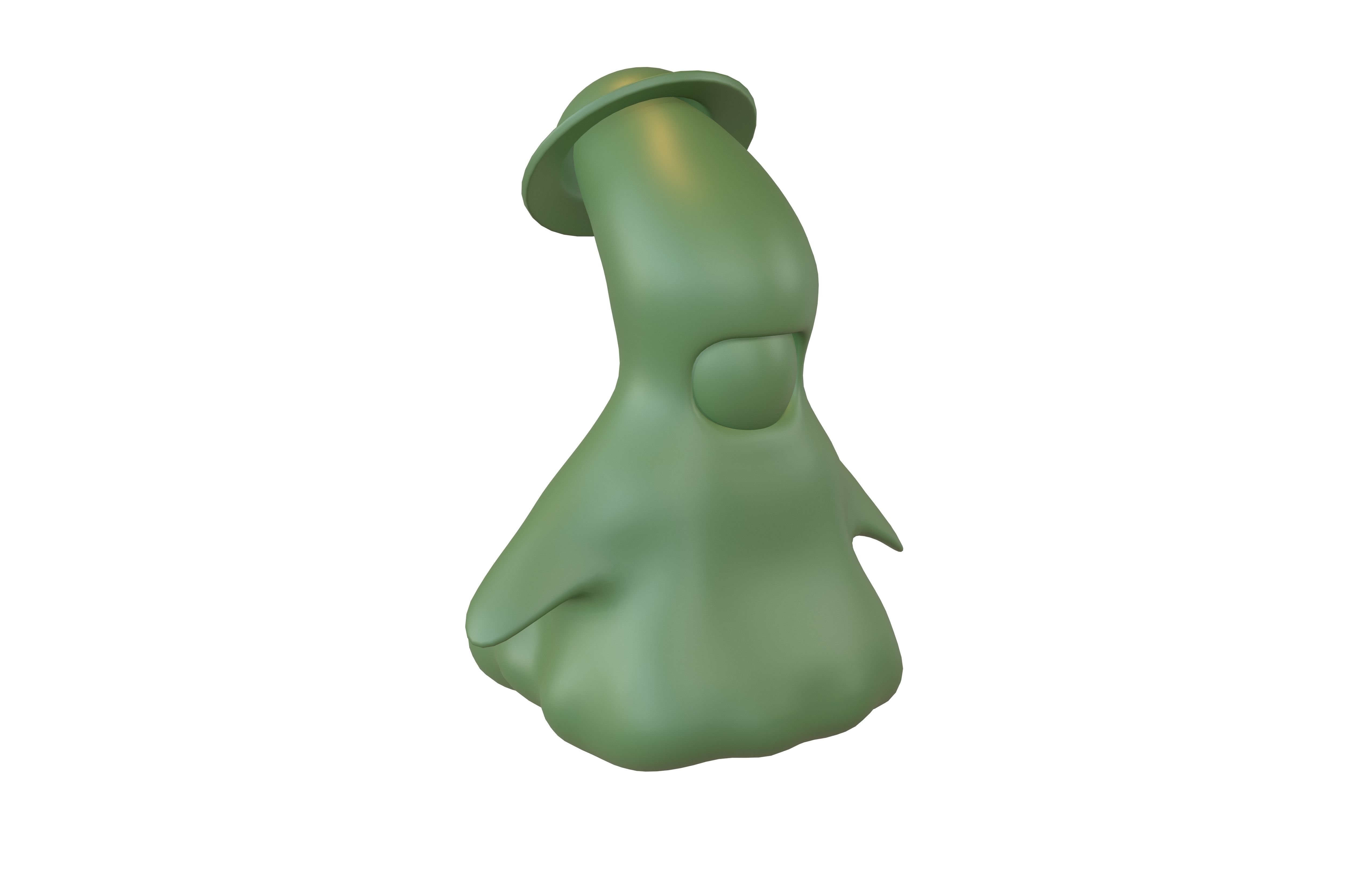 Slime OI v1 0005 Green Army Ver 2 Low-poly 3D model_1